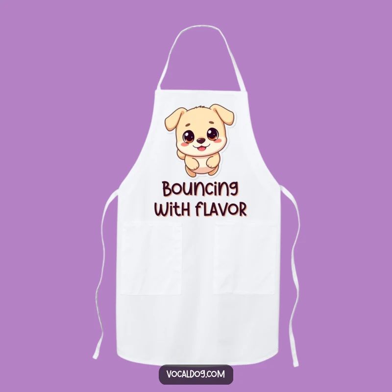 Funny Dog Lover Apron: Round Character Kitchen Fun, Great Funny Gift