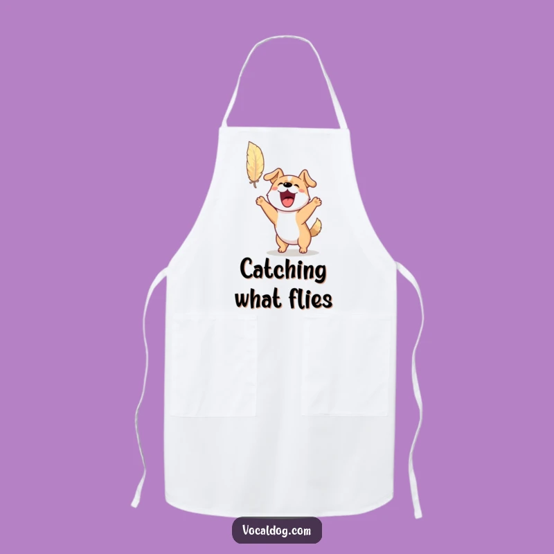 Funny Barking Dog Apron: Feather Hunter Fun, Great Funny Gift