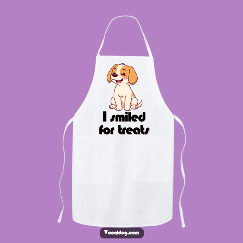 Funny Dog Head Tilt Apron: Cook with Cuteness, a Pup's Perfect Gift