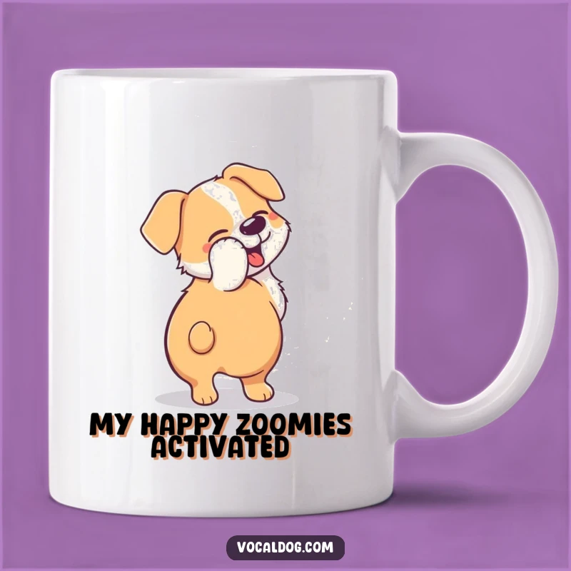 Funny Dog Tail Blur Mug - Hilarious Pet Lover Gift for Dog Owners