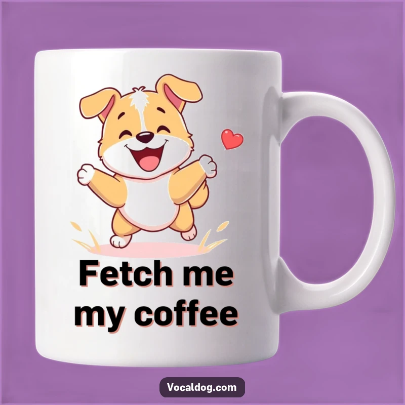 Funny Happy Fetch Dog Mug: The Ultimate Playtime Gift