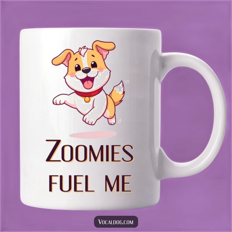 Funny Joyful Dog Mug: Unadulterated Happiness Design, Perfect Humorous Gift