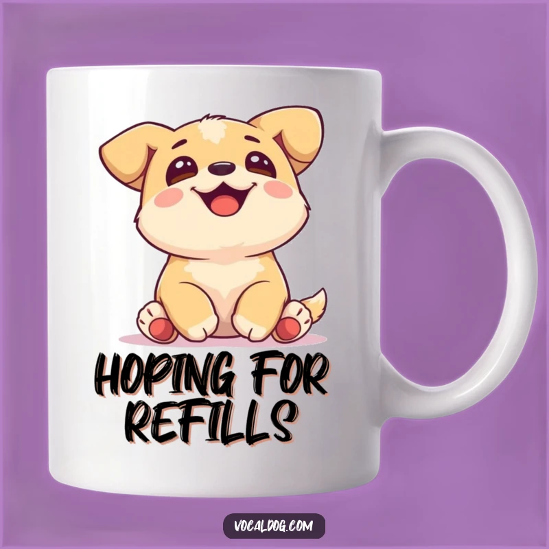 Funny Joyful Dog Mug: A Heavenly Gift for Paws-Up Pup Admirers