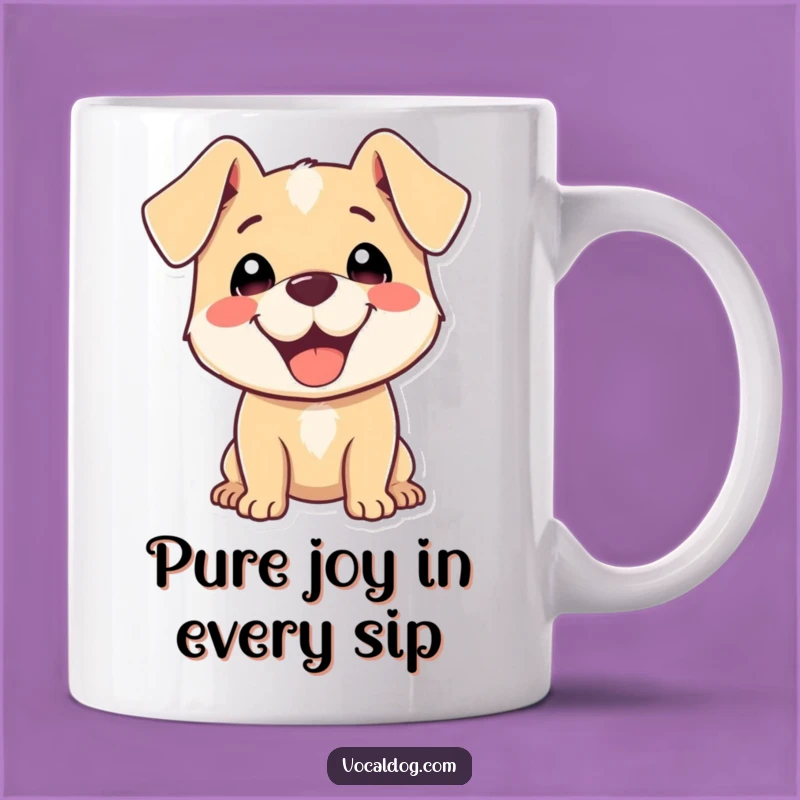 Funny Delightful Dog Mug: A Happy Dog Gift for Dog Lovers