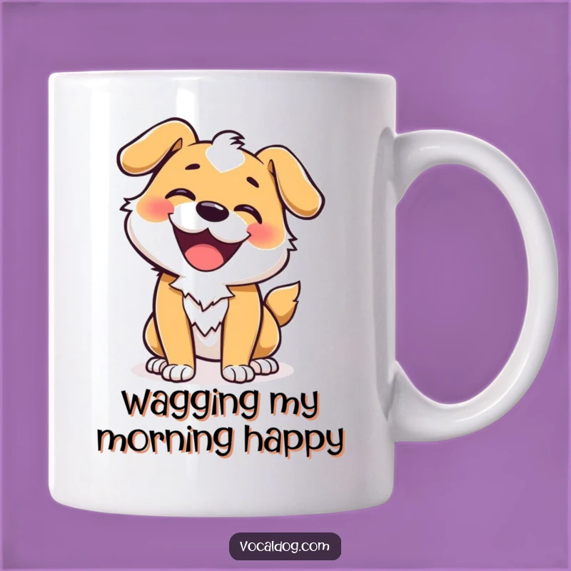 Funny Happy Dog Wiggle Mug: Unleash Laughter and Joy Daily