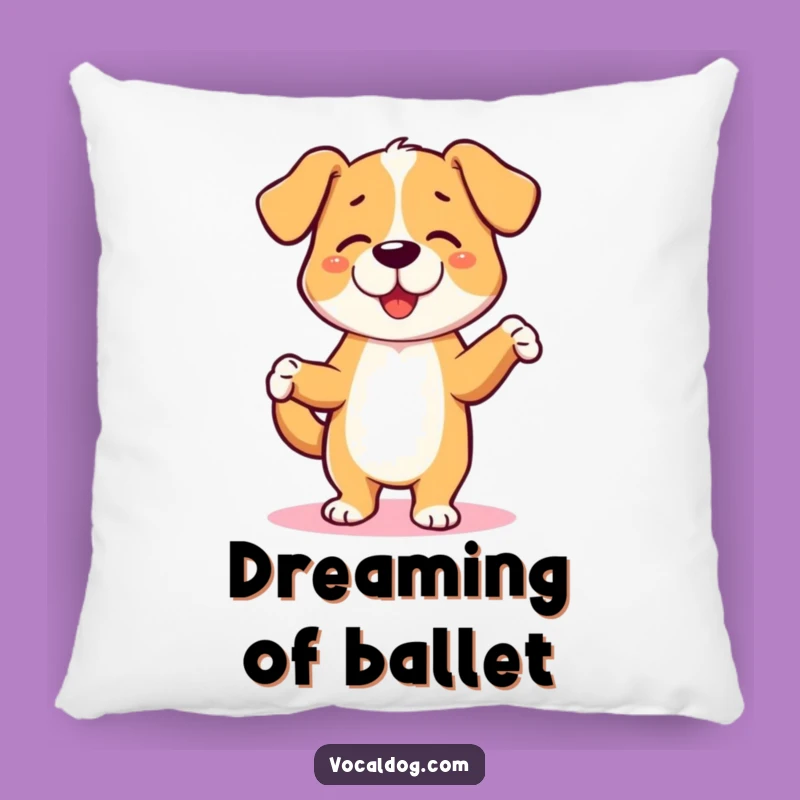 Funny Dancing Dog Pillow - Cozy Jigs, Perfect Gift for Comfy Vibes