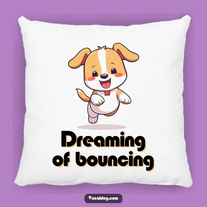 Funny Bouncing Dog Pillow: Cozy Comfort, Joyful Design, Sweet Humorous Gift