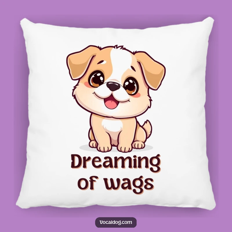Funny Sparkling Dog Pillow: Add Cozy Happiness with this Funny Cushion!