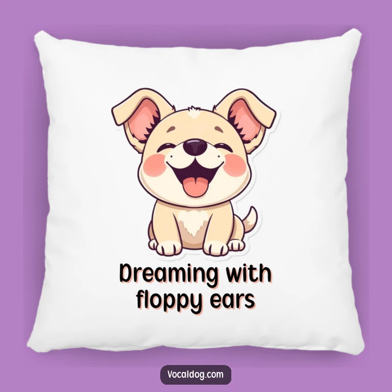 Funny Floppy Ears Dog Pillow - Soft & Joyful Accent Pillow Gift