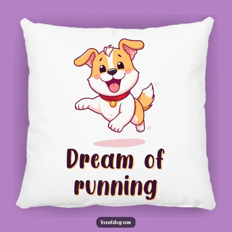 Funny Joyful Dog Pillow: Cozy Comfort, Pure Design, Sweet Humorous Gift