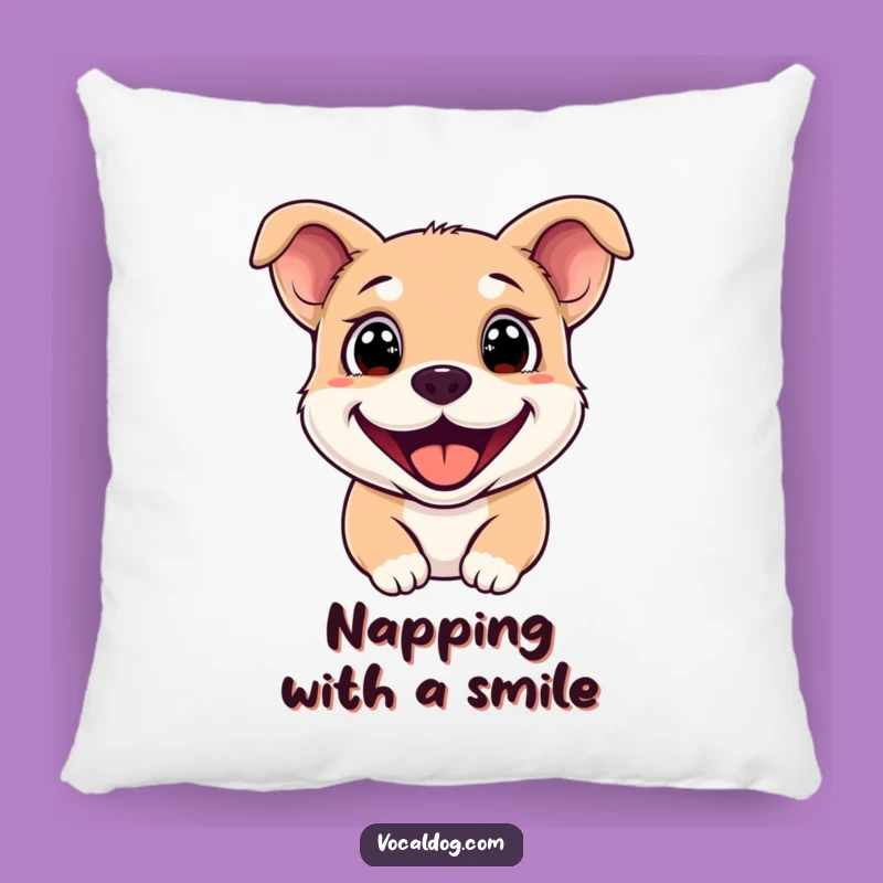 Funny Sparkling Eyes Dog Pillow: Snuggle Up with this Joyful Canine Comfort Gift