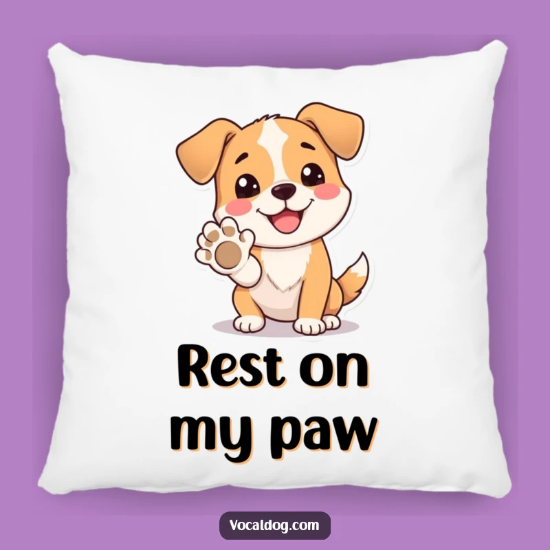 Cozy Funny Dog Paw Pillow: Snuggle with Happiness, A Funny Gift