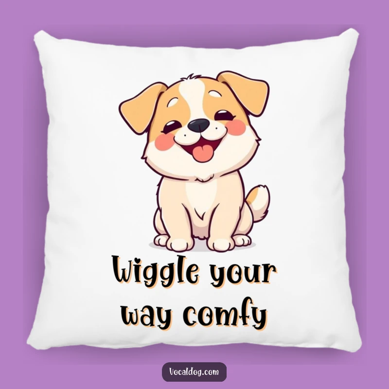 Funny Wiggling Dog Body Pillow - Cozy Comfort with Pure Joy