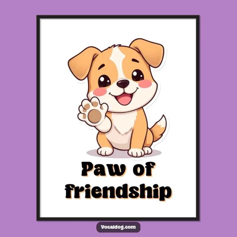 Funny Dog Paw Digital Print: Instant High Five, The Ultimate Funny Gift