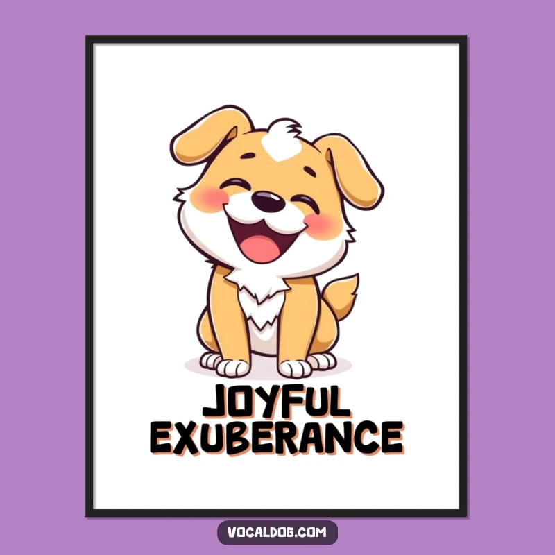 Printable Funny Dog Art: Instant Joy for Your Walls