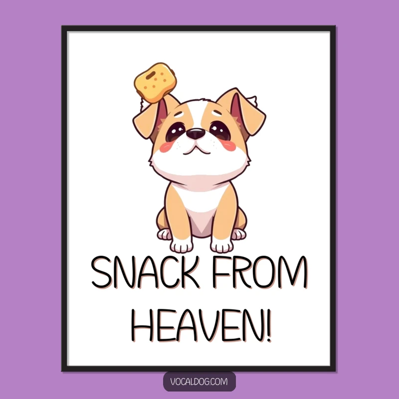 Instant Download Funny Dog Treat Art: Desire Decor!