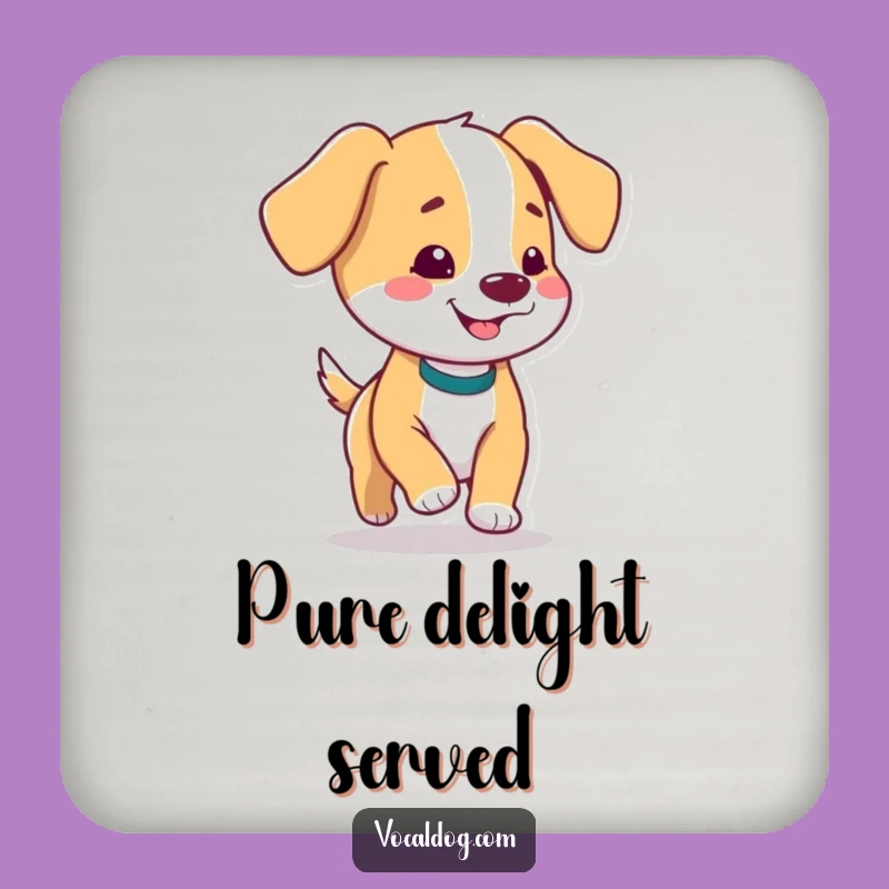 Funny Dog Prance Coaster Set: Floppy Ears Protection, Perfect Funny Gift