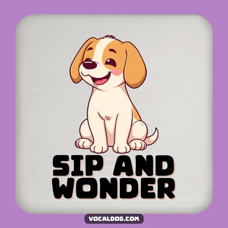 Funny Dog Head Tilt Coasters: Protect Surfaces with a Pup's Cute Gift