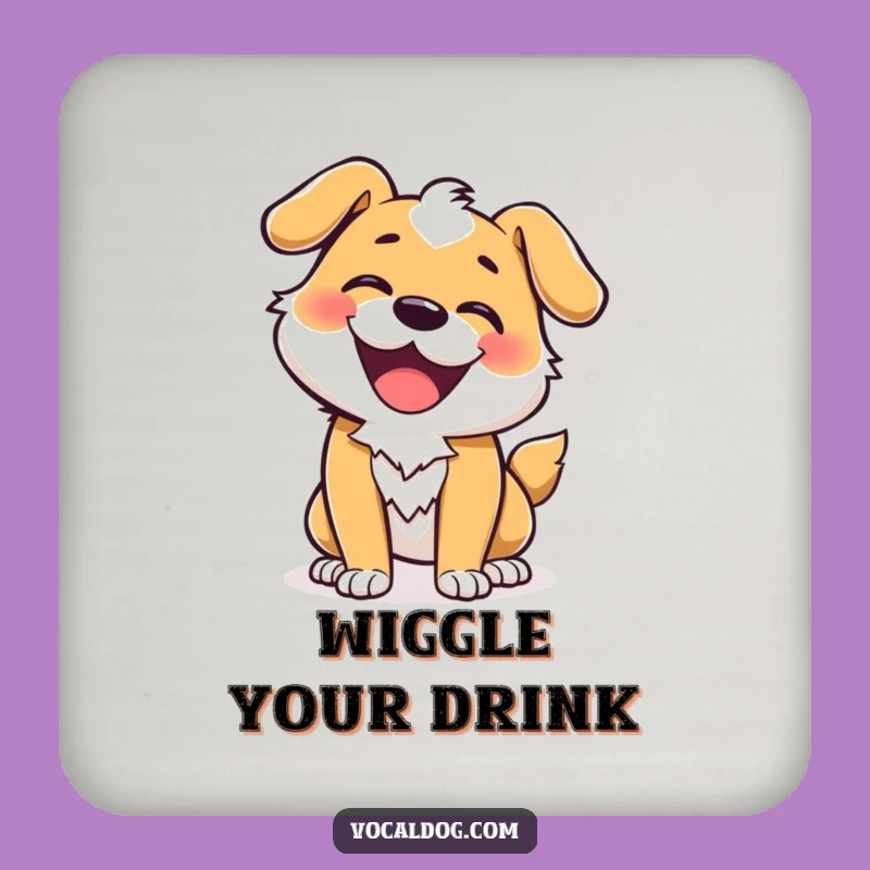 Funny Happy Wiggle Coasters: Protect Surfaces with Joy