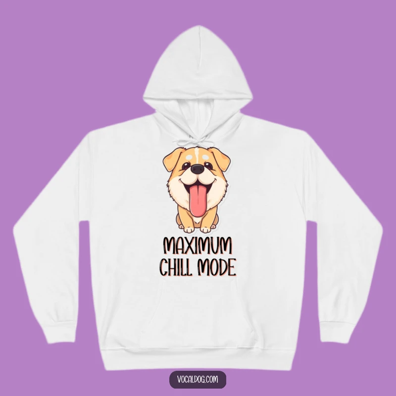 Cozy Funny Content Dog Tongue Hoodie - Stay Comfy and Laugh with This Hilarious Design