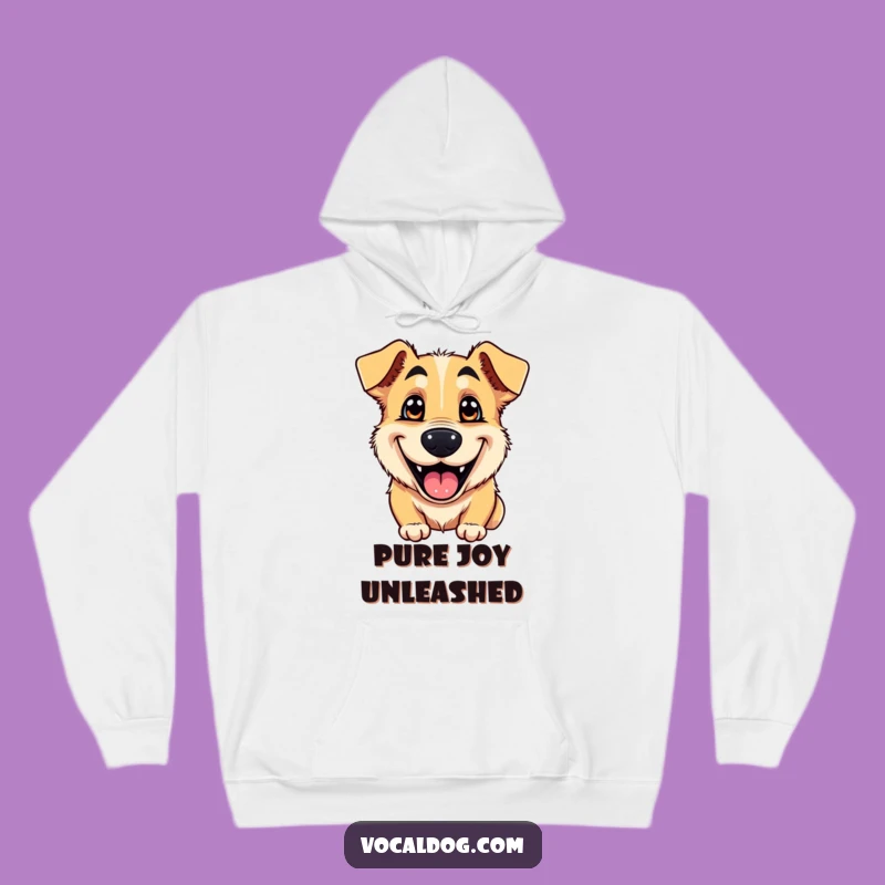 Funny Dog Goofy Grin Hoodie: Cozy Up with Canine Cheer