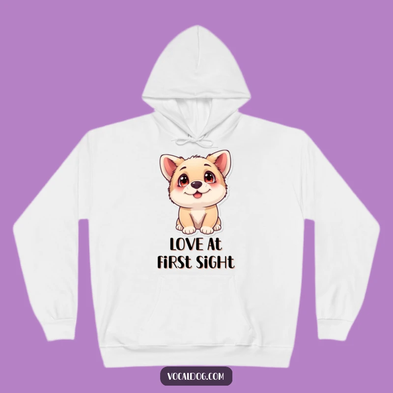 Funny Dog Hoodie: Adoring Eyes Happiness, Cozy & Adorable Fun Gift