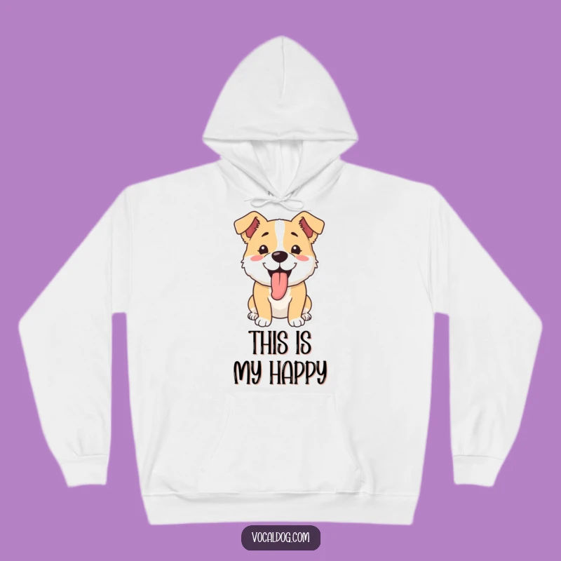 Funny Dog Panting Hoodie: Cozy Comfort for Happy Hounds