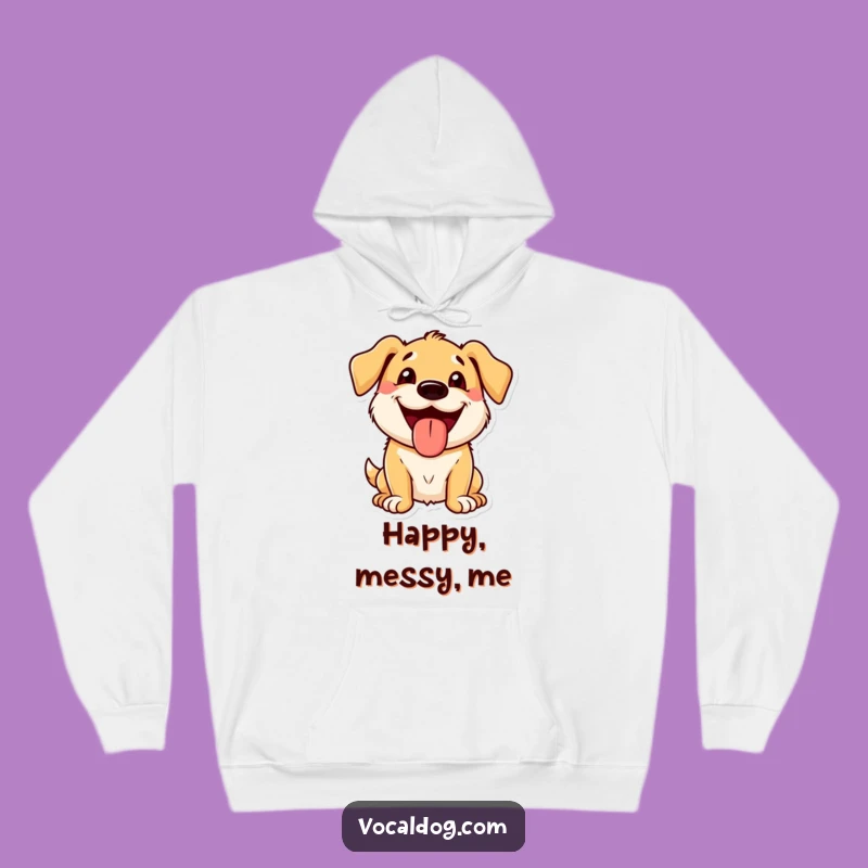 Funny Tongue Out Dog Hoodie: Cozy Up with this Hilarious Grinning Pup Gift