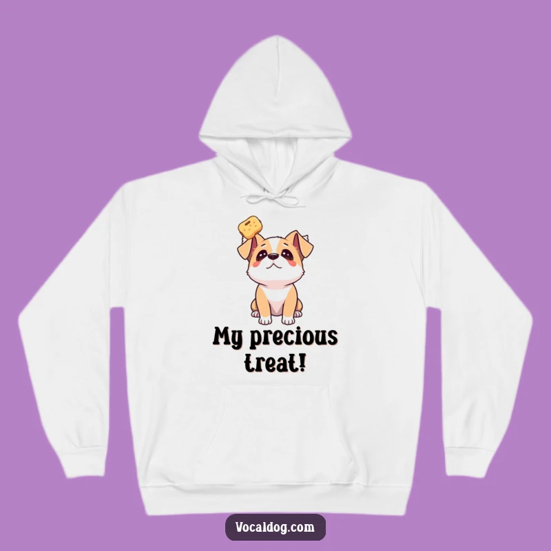 Cozy Funny Dog Treat Adoration Hoodie: Warmth & Desire!