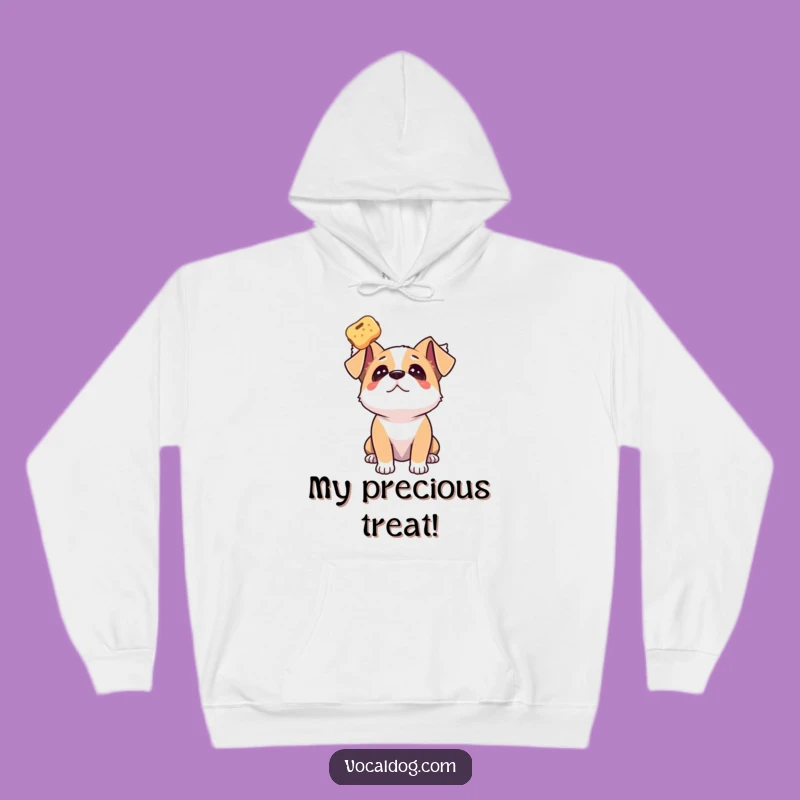 Cozy Funny Dog Treat Adoration Hoodie: Warmth & Desire!