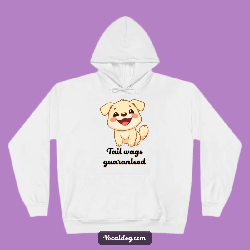 Funny Cheerful Dog Hoodie: Cozy Comfort for Happy Souls