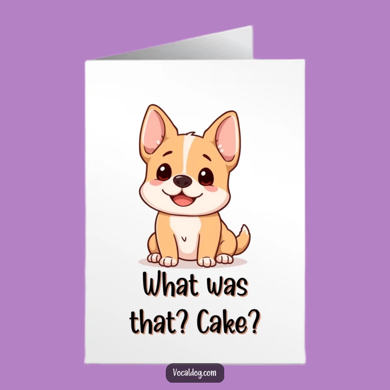 Free Printable Birthday Card: Happy Listening Dog - Charming Downloadable Gift