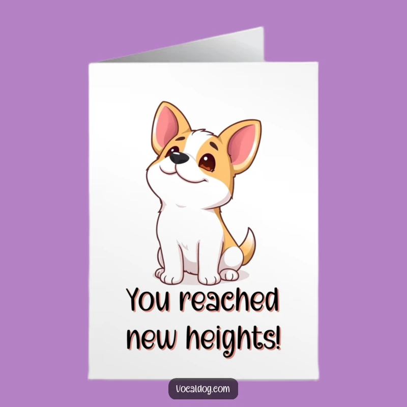 Free Printable Congrats Card: Goofy Dog Grin, Funny Downloadable Gift for All