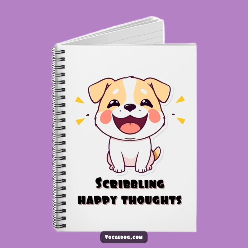 Funny Dog Happy Sounds Notebook: Capture Ideas with Expressive, Joyful Flair