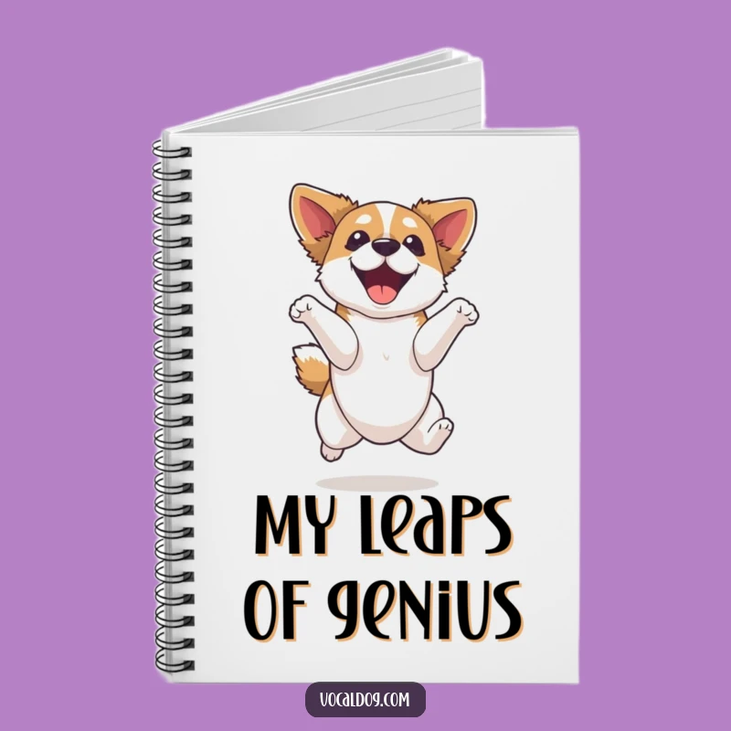 Funny High Bounce Dog Notebook: Elation & Ideas - Journal for Dog Lovers