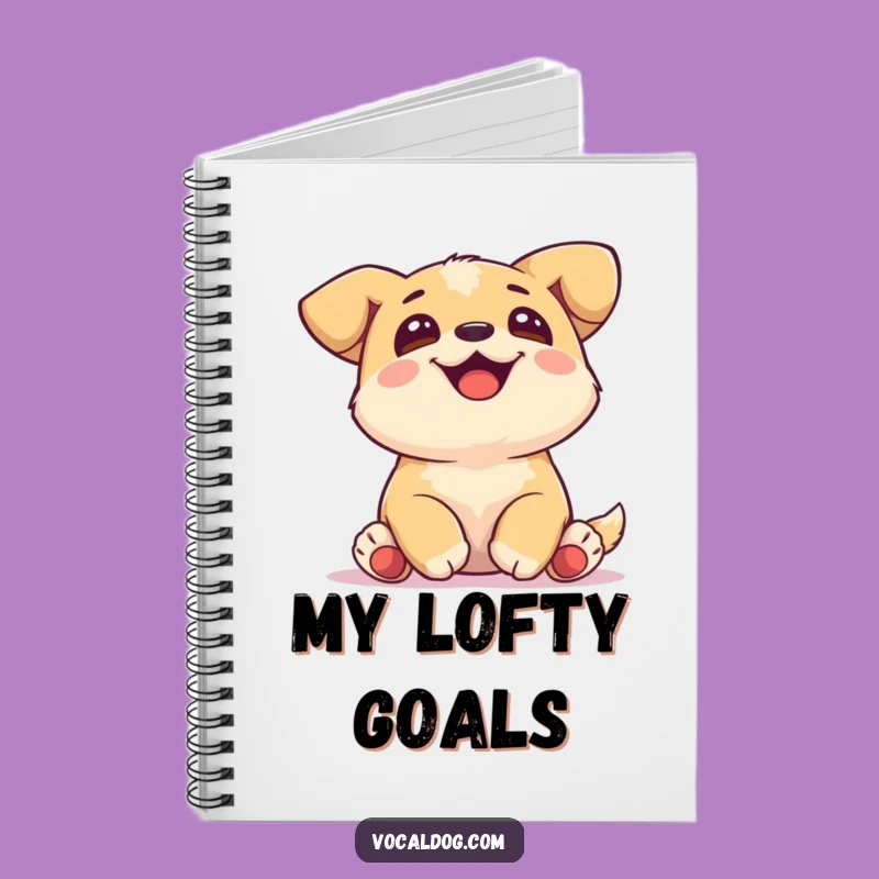 Funny Joyful Dog Notebook: Jot Down Thoughts with this Paws-Up Pup Companion Gift