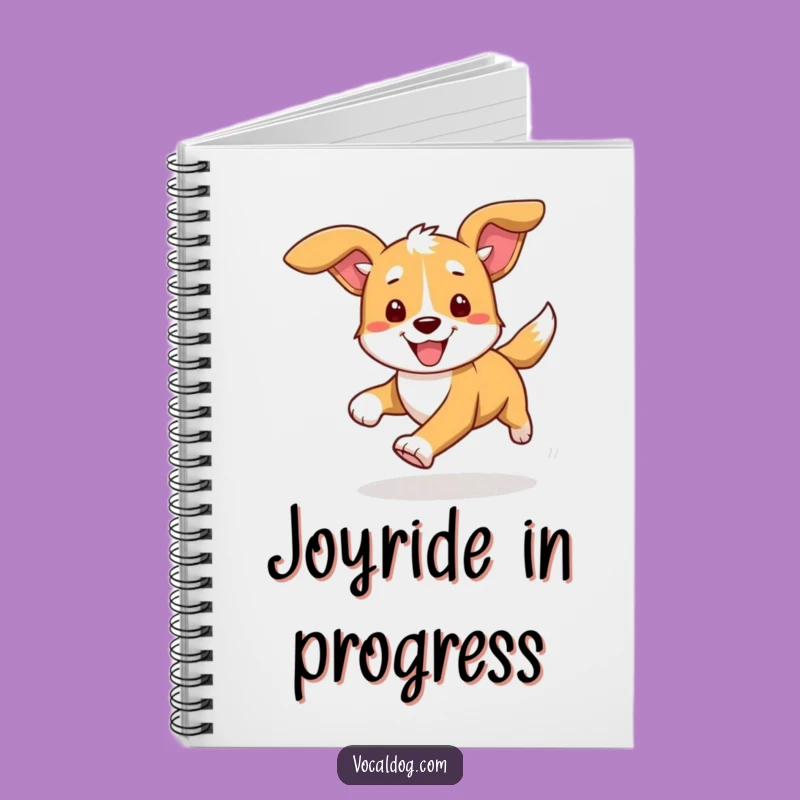 Funny Dog Running Notebook: Capture Your Fastest Thoughts in Style