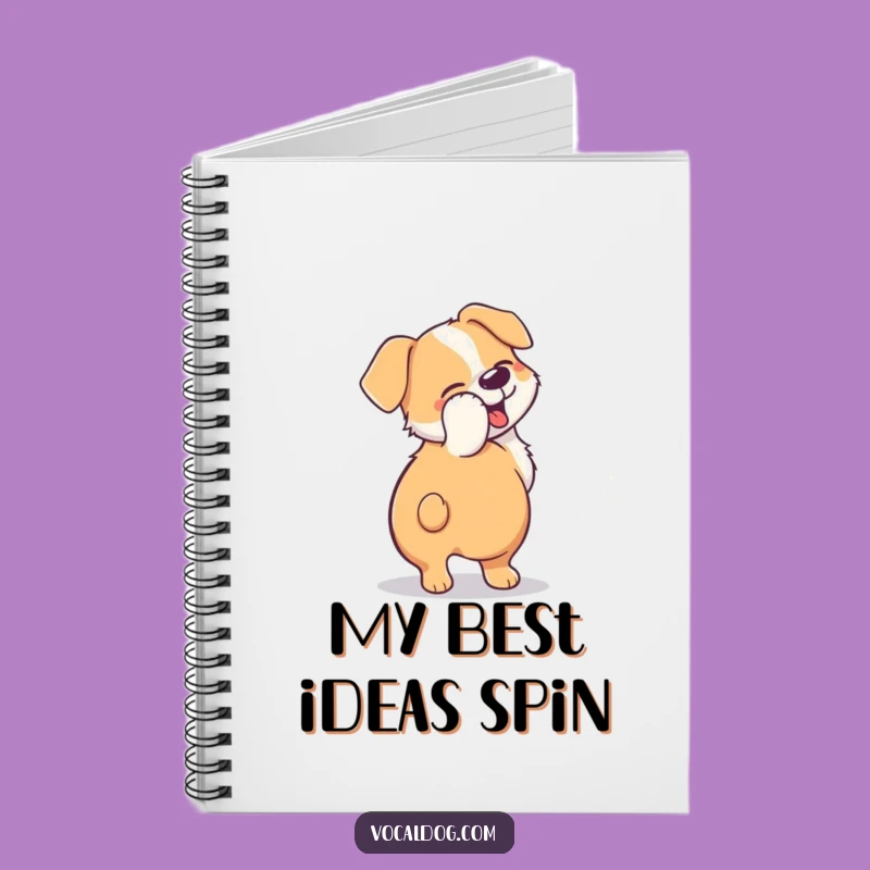 Funny Dog Notebook - Jot Down Ideas with a Wagging Tail!