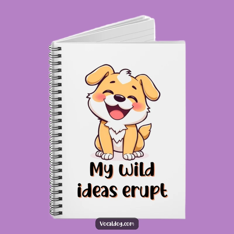 Funny Doggy Wiggle Notebook: Jot Down Your Happy Thoughts
