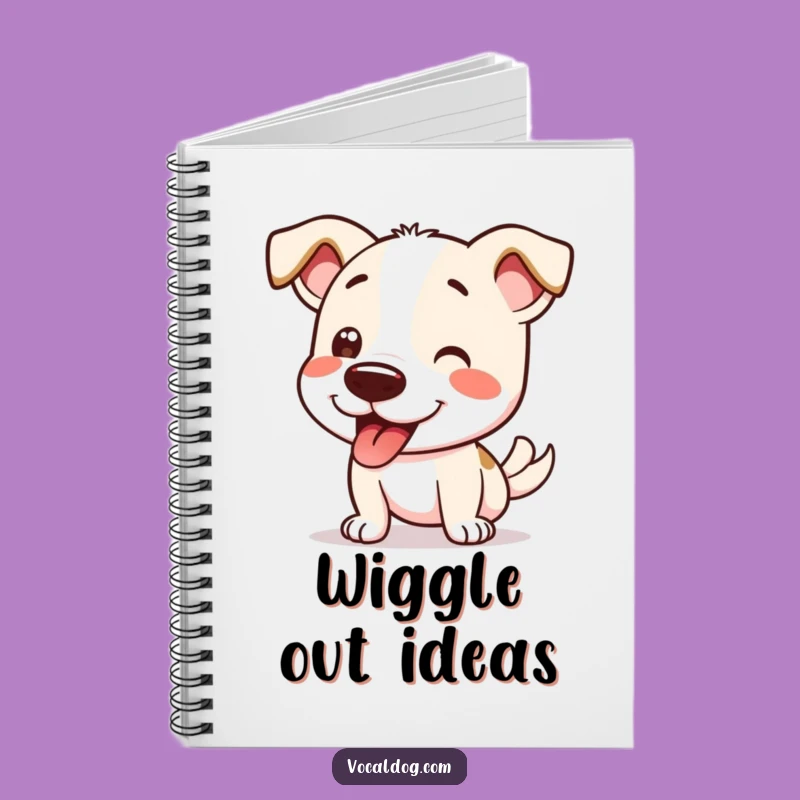 Funny Dog Wiggle Notebook: Jot Down Your Happy Thoughts, A Perfect Funny Gift