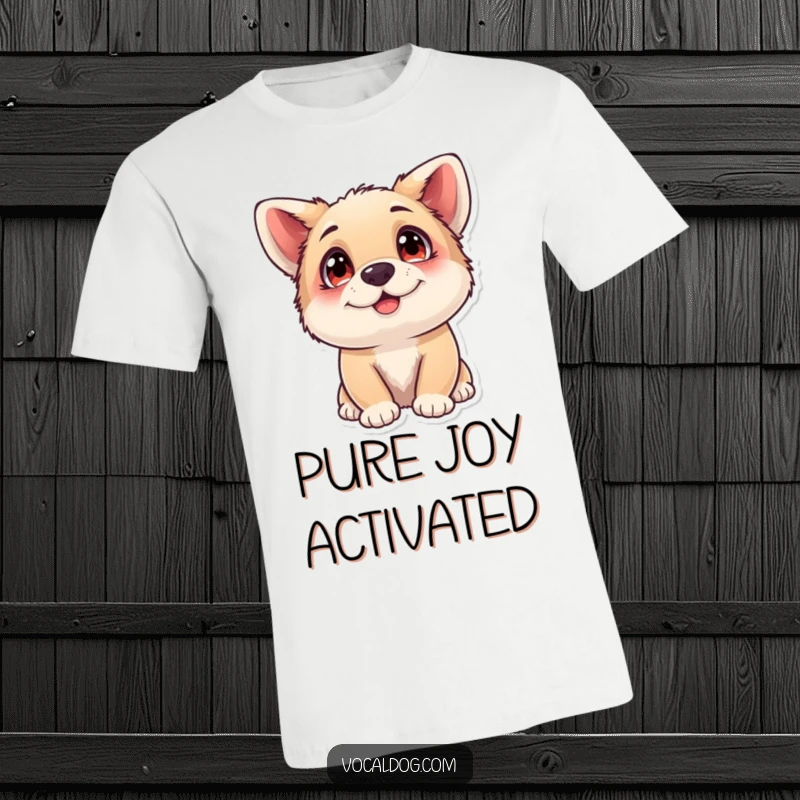 Funny T-Shirt showcasing a dog with incredibly adoring eyes, radiating pure happiness and a joyful, loving expression.