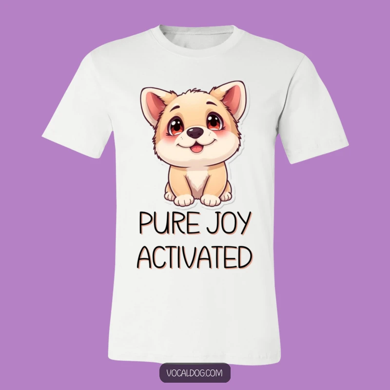 Funny Dog T-Shirt: Radiating Happiness Adoring Eyes, Ideal Funny Gift Tee