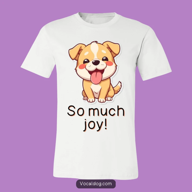 Funny Panting Dog T-Shirt: Show Off Your Happy Pup's Funny Smile