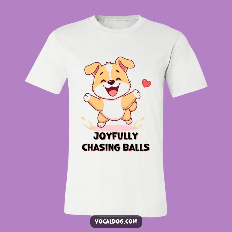 Funny Happy Fetch Dog T-Shirt: Wear Your Playful Spirit
