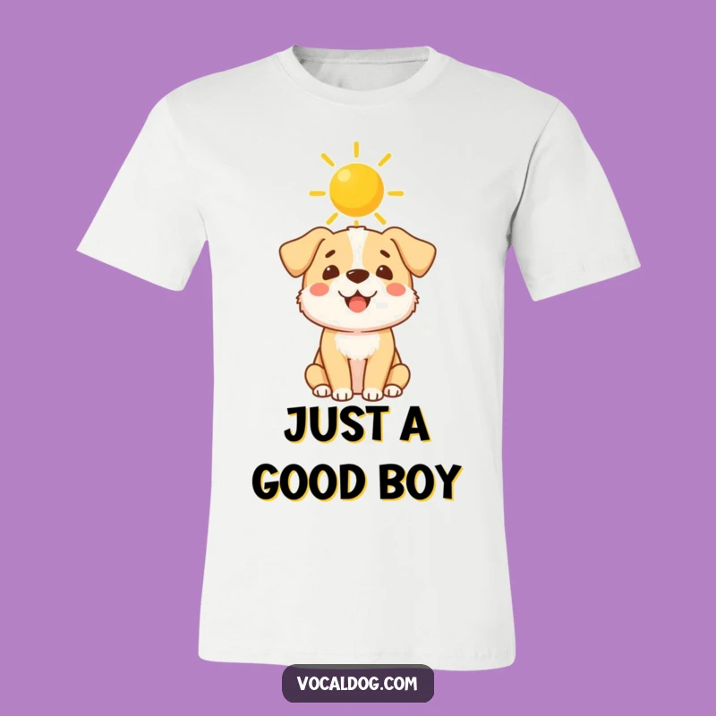 Funny Sunshine Halo Dog T-Shirt - Wear Your Inner Angelic Pup!