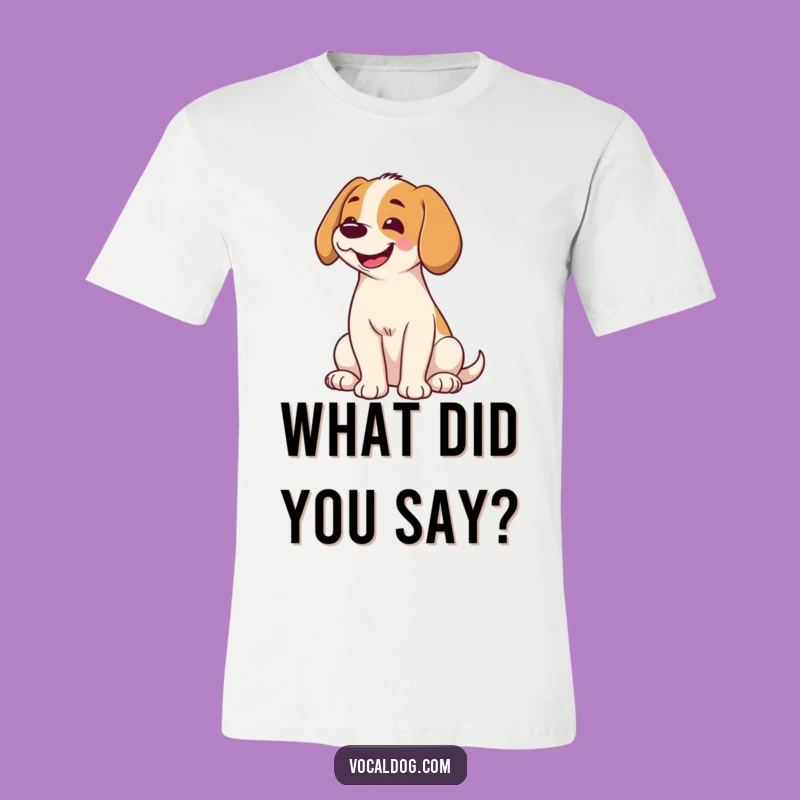 Funny Dog Head Tilt Smile T-Shirt: Wear a Pup's Adorable Charm, Perfect Gift