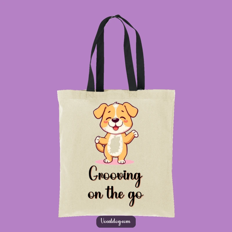Funny Dancing Dog Tote Bag - Carry the Fun, Perfect Gift for Pet Owners