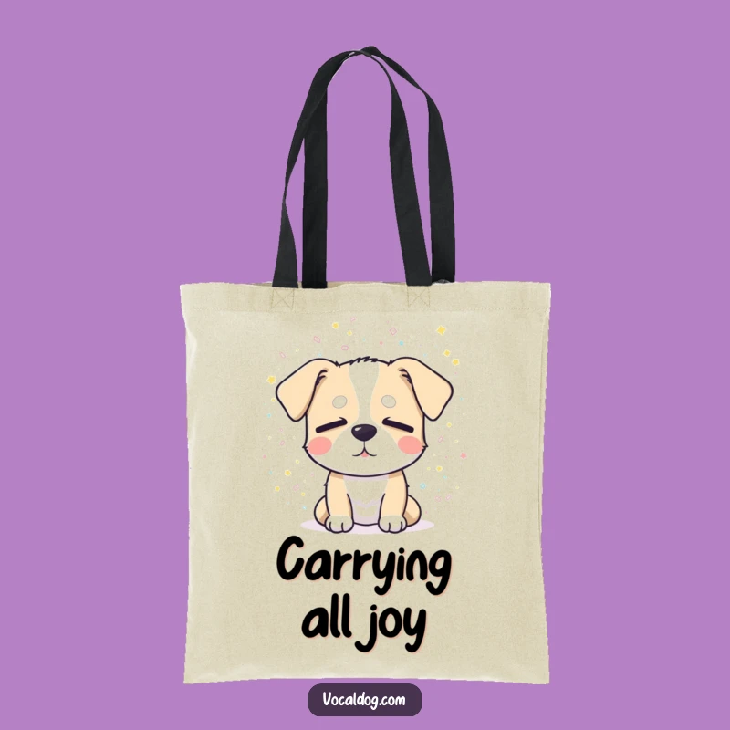Funny Dog Celebration Tote Bag - Carry Your Party Spirit!