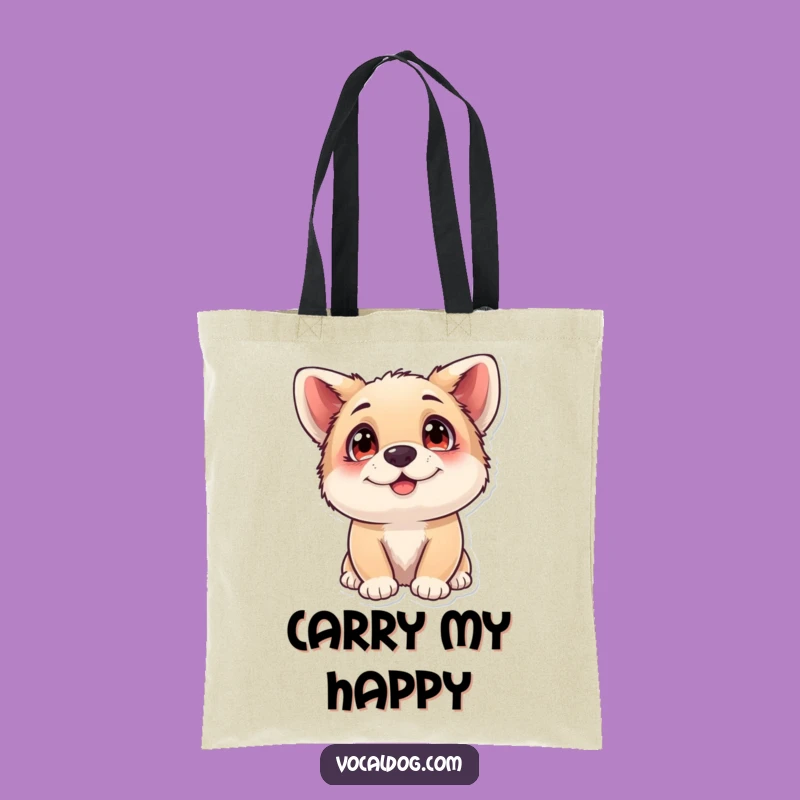 Funny Dog Tote Bag: Happy Adoring Eyes, Practical & Charming Gift